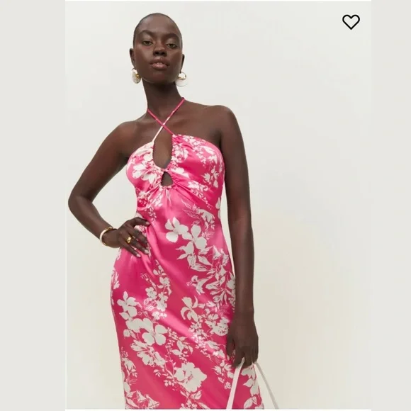 reformation antoni silk dress Antoni Silk Dress